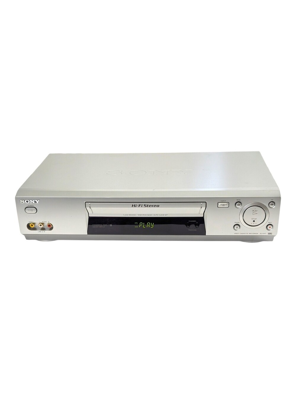 Sony SLV-N77 VCR Hi-Fi Stereo Video Cassette Recorder No Remote Tested Working